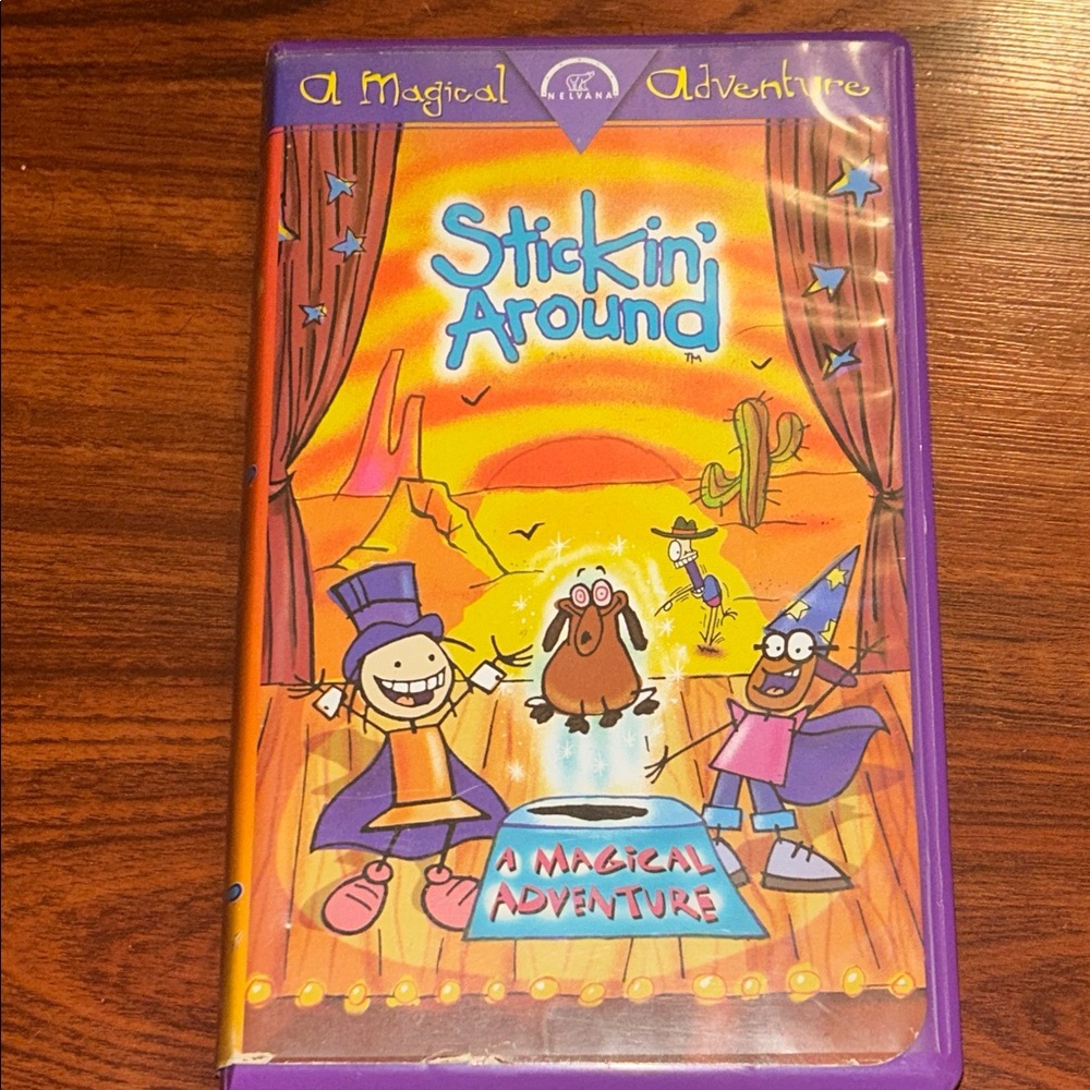 VTG Stickin' Around VHS "A Magical Adventure" 1998 RARE HTF Collectible